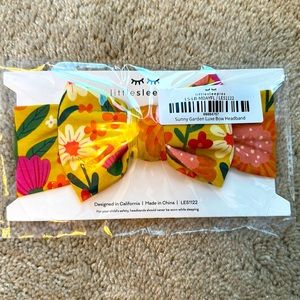 Little sleepies sunny gardens bow